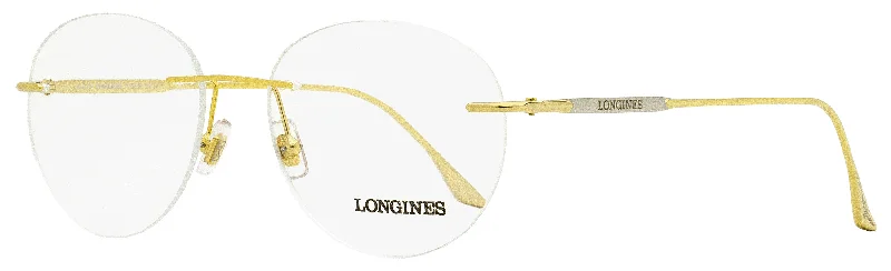 Longines Men's Rimless Eyeglasses LG5002H 030 Palladium 53mm Anti - Blue - Light Computer Glasses Longines Men's Rimless Eyeglasses LG5002H 030 Palladium 53mm Anti - Blue - Light Computer Glasses