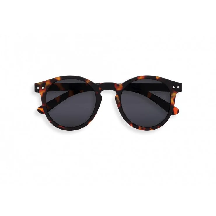 #M Sunglasses (Tortoise) Leather - Trimmed Luxe Style