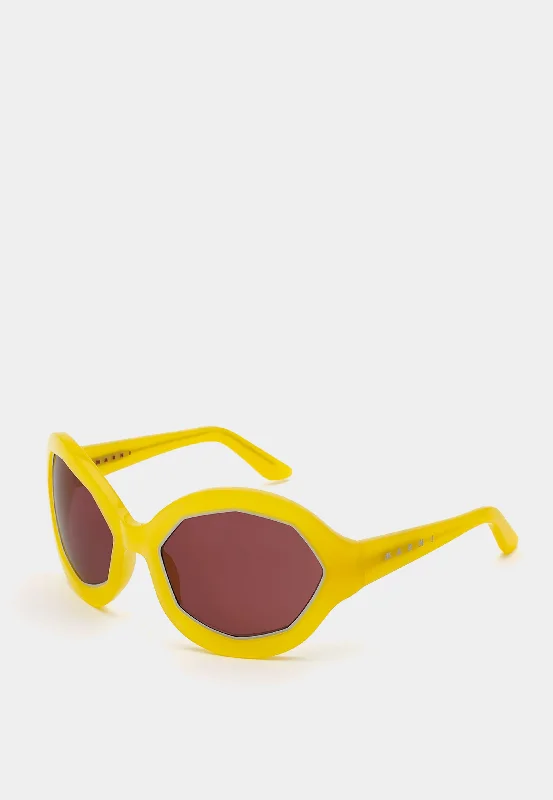 Marni Cumulus sunglasses Cloud Yellow Flip - Up Dual - Purpose Design