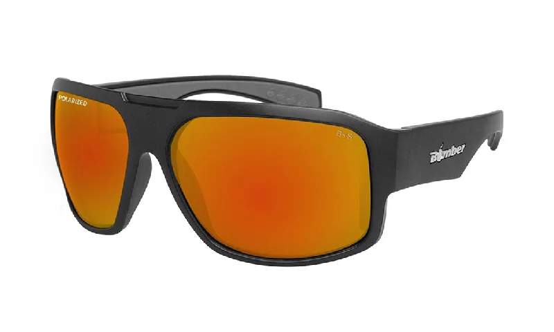 Mega Safety | Polarized Red Mirror Colored - Lens Sports Style