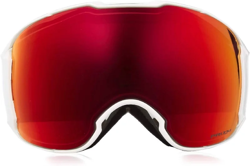 Men's Airbrake Snow Goggles, Prizm Torch Iridium In Polished White Steampunk - Inspired Goggles Men's Airbrake Snow Goggles, Prizm Torch Iridium In Polished White Steampunk - Inspired Goggles