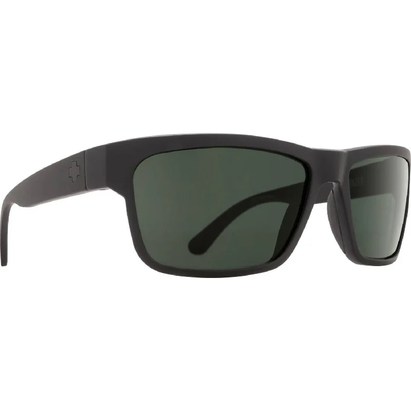 Men's Frazier Sunglasses In Sosi Matte Black Gray Polar Wood - Grain Accent Natural Look