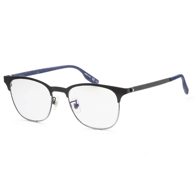 Montblanc Men's 53 mm Black Sunglasses MB0183S-005-53 Chunky Black - Frame Goth Look Montblanc Men's 53 mm Black Sunglasses MB0183S-005-53 Chunky Black - Frame Goth Look