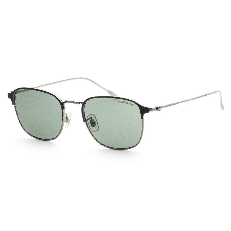 Montblanc Men's 54 mm Grey Sunglasses MB0189S-005-54 Foldable Travel - Friendly Glasses Montblanc Men's 54 mm Grey Sunglasses MB0189S-005-54 Foldable Travel - Friendly Glasses