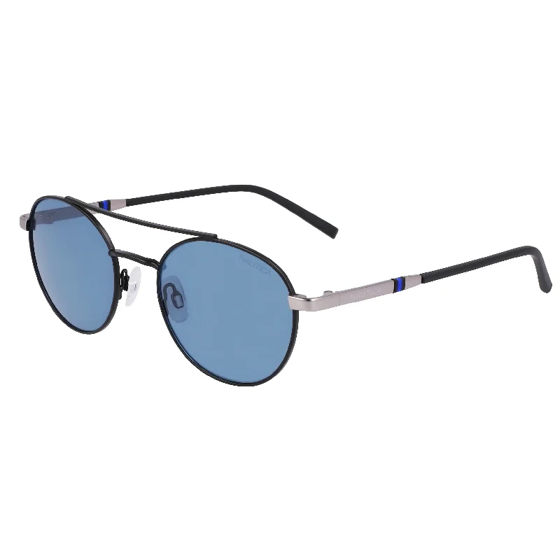 Nautica Mens Logo Round Sunglasses Gradient - Lens 