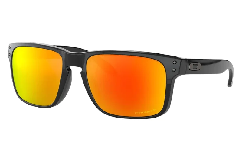 OAKLEY Men's Holbrook 9102-F1 Prizm Ruby Lens Polarized Sunglasses Two - Tone Frame Contrast OAKLEY Men's Holbrook 9102-F1 Prizm Ruby Lens Polarized Sunglasses Two - Tone Frame Contrast