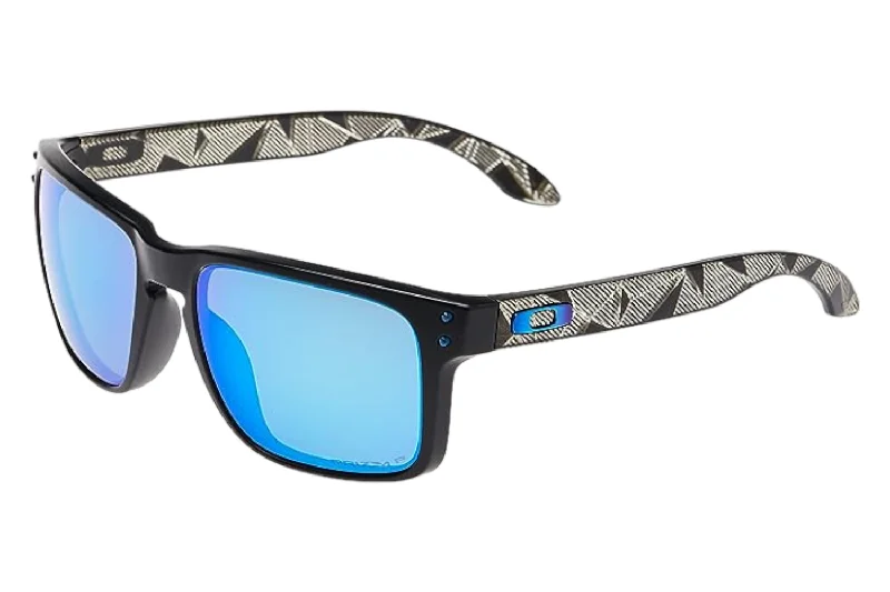 OAKLEY Men's Holbrook 9102-H0 Black Frame Polarized Sunglasses Retro - Inspired 