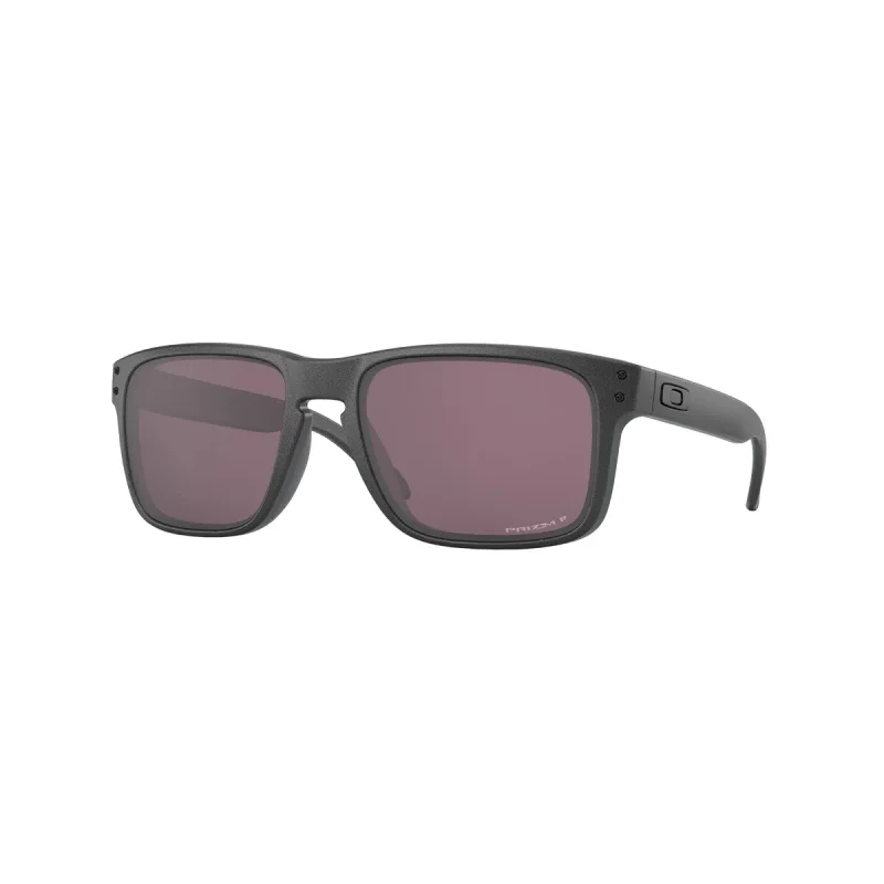 OAKLEY Men's Holbrook Steel 9102-B5 Prizm Daily Polarized Sunglasses Rectangle - Rimmed OAKLEY Men's Holbrook Steel 9102-B5 Prizm Daily Polarized Sunglasses Rectangle - Rimmed