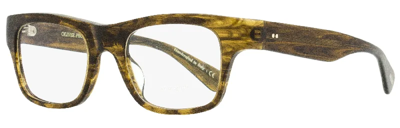 Oliver Peoples Men's Brisdon Eyeglasses OV5432U 1689 Sepia Smoke 50mm Two - Tone Frame Contrast Oliver Peoples Men's Brisdon Eyeglasses OV5432U 1689 Sepia Smoke 50mm Two - Tone Frame Contrast