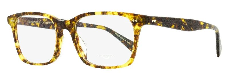 Oliver Peoples Men's Nisen Eyeglasses OV5446U 1700 Light Havana 54mm Rhinestone - Embellished Glam Design Oliver Peoples Men's Nisen Eyeglasses OV5446U 1700 Light Havana 54mm Rhinestone - Embellished Glam Design