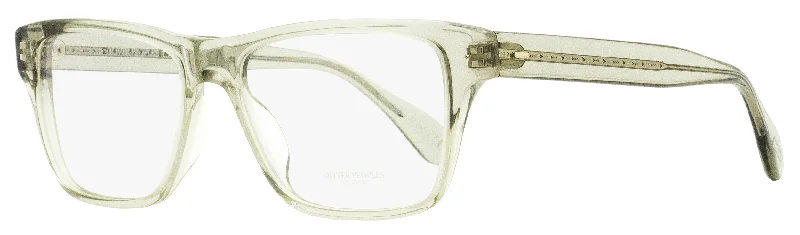 Oliver Peoples Men's Osten Eyeglasses OV5416U 1669 Crystal Gray 54mm Classic Aviator Style Oliver Peoples Men's Osten Eyeglasses OV5416U 1669 Crystal Gray 54mm Classic Aviator Style