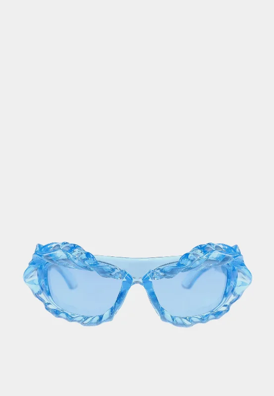 Ottolinger Twisted Sunglasses Blue High - Tech Smart Glasses