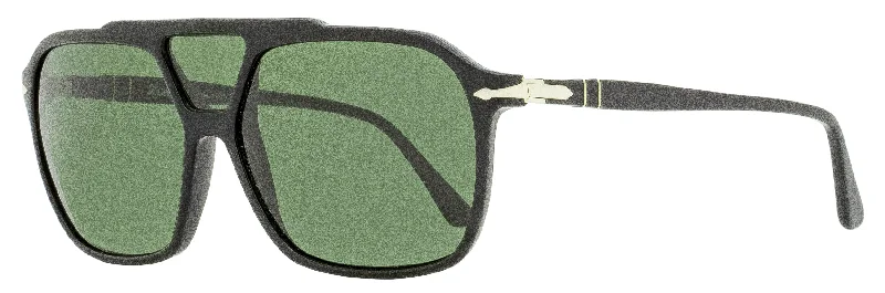Persol Men's Navigator Sunglasses PO3223S 95/31 Black 59mm Mirrored - Lens Driving Look Persol Men's Navigator Sunglasses PO3223S 95/31 Black 59mm Mirrored - Lens Driving Look