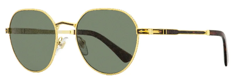 Persol Men's Oval Sunglasses PO2486S 1109/58 Gold/Havana 53mm Geometric - Shaped Avant - Garde