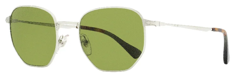 Persol Men's Sartoria Metal Sunglasses PO2446S 518/4E Silver 52mm Magnetic - Attachment Style Persol Men's Sartoria Metal Sunglasses PO2446S 518/4E Silver 52mm Magnetic - Attachment Style