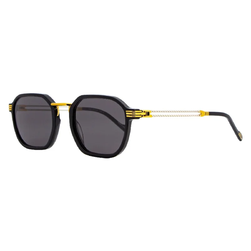 Porta Romana Oval Sunglasses Mod10 10B3 Black 54mm Mod10 Mirrored - Lens Driving Look Porta Romana Oval Sunglasses Mod10 10B3 Black 54mm Mod10 Mirrored - Lens Driving Look