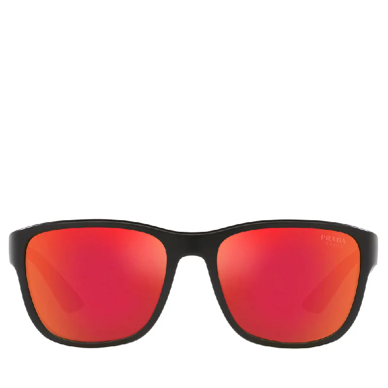 Men's Prada Linea Rossa Injected Man Sunglass Matte Black Prescription Glasses