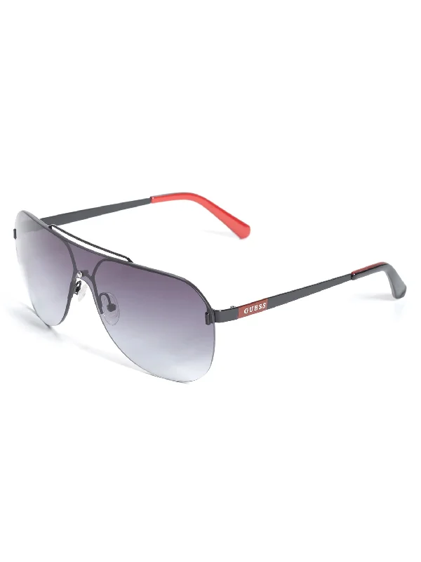 Rimless Shield Sunglasses Magnetic - Attachment Style