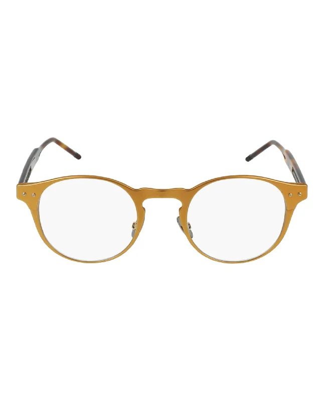 Round-Frame Aluminium Sunglasses Glitter - Embellished Party Glasses
