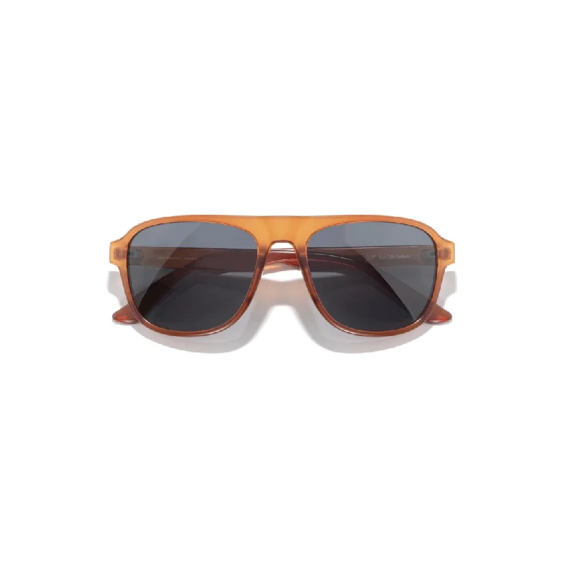 Shoreline Polarized Sunglasses - Rust Slate Flip - Up Dual - Purpose Design