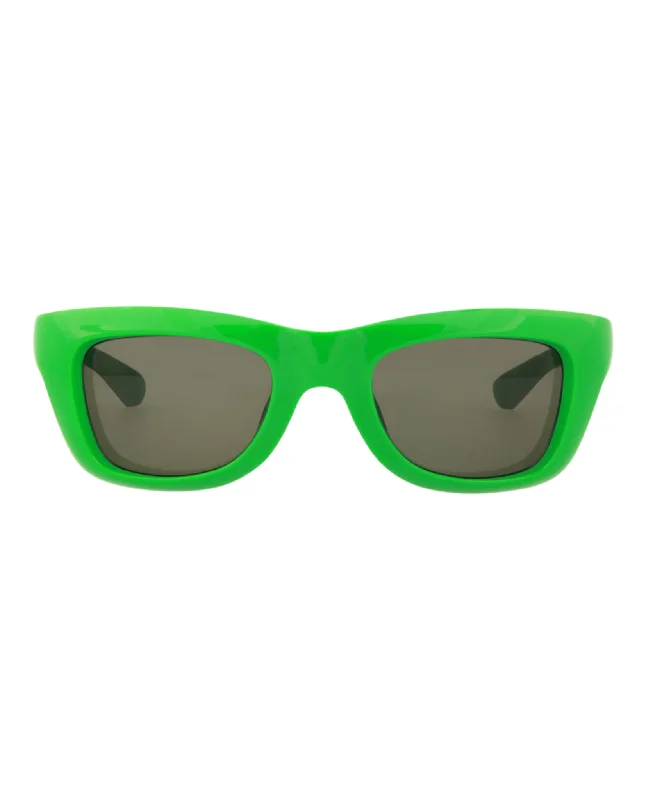 Square-Frame Injection Sunglasses Rectangle - Rimmed 