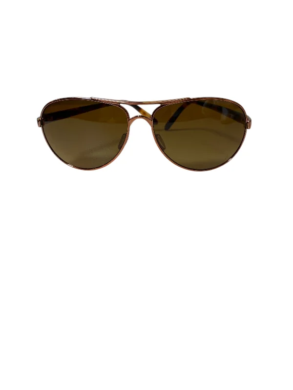 Sunglasses Designer By Oakley Leather - Trimmed Luxe Style