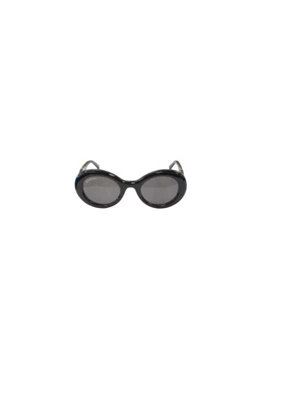 Sunglasses Luxury Designer By Balenciaga Vintage - Style Browline Glasses