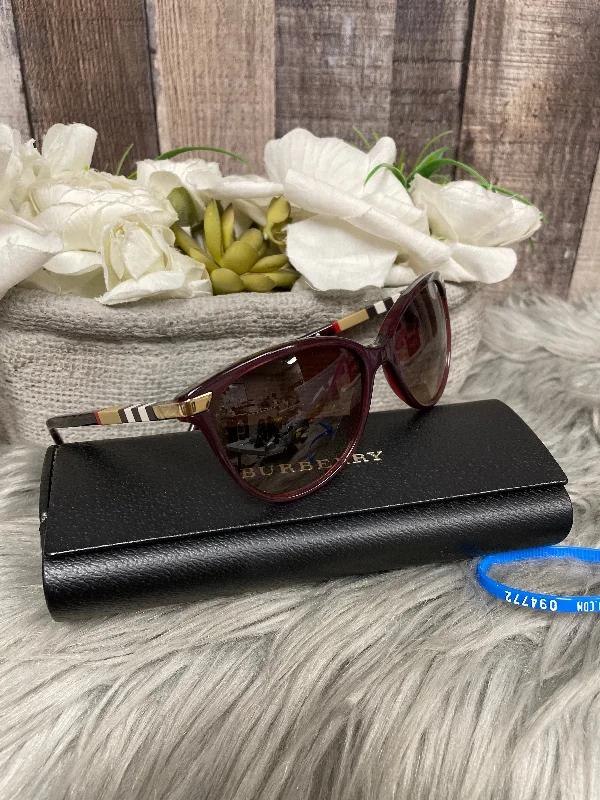 Sunglasses Luxury Designer By Burberry Glitter - Embellished Party Glasses