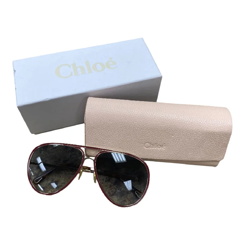 Sunglasses Luxury Designer By Chloe Retro Round - Frame Look