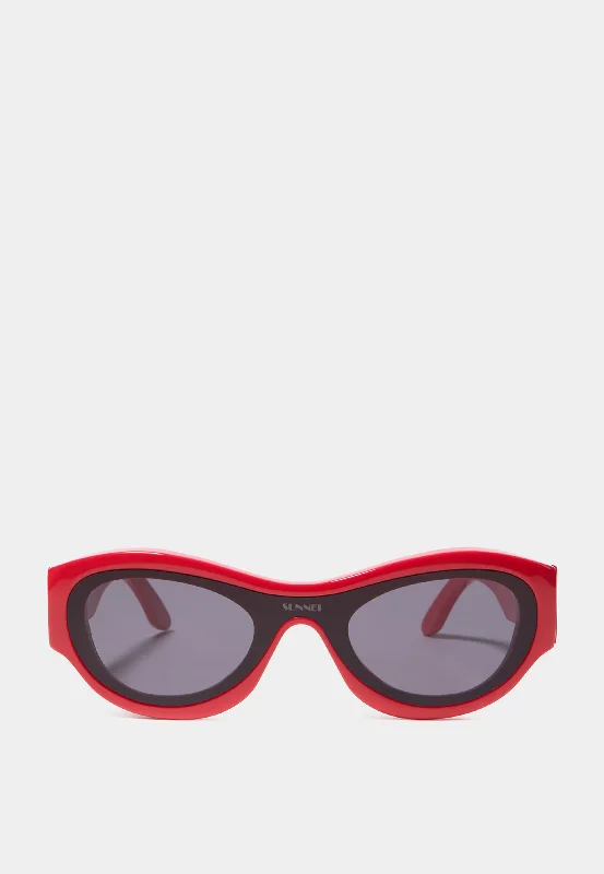 Sunnei Prototipo 5 Sunglass Red Fashionable Look