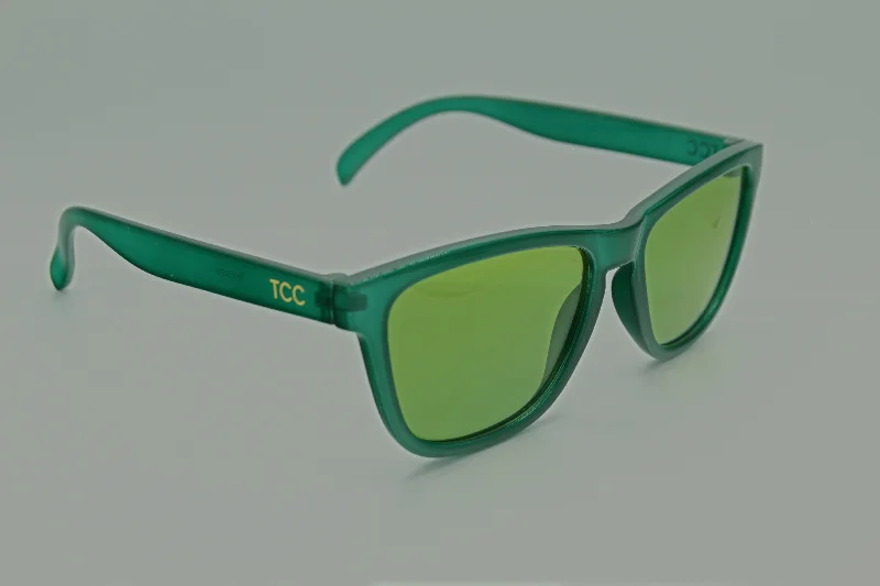 Tensaw Congaree Polarized Sunglasses Chunky Black - Frame Goth Look