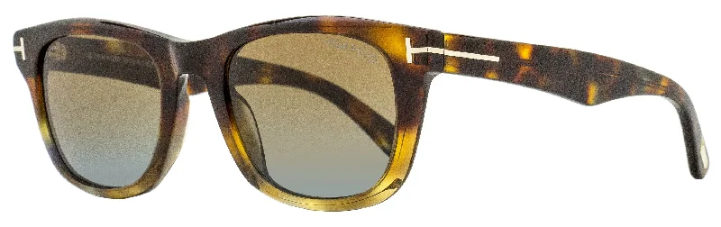 Tom Ford Men's Kendel Sunglasses TF1076 56B Vintage Havana 54mm Thin - Rimmed Elegant Style