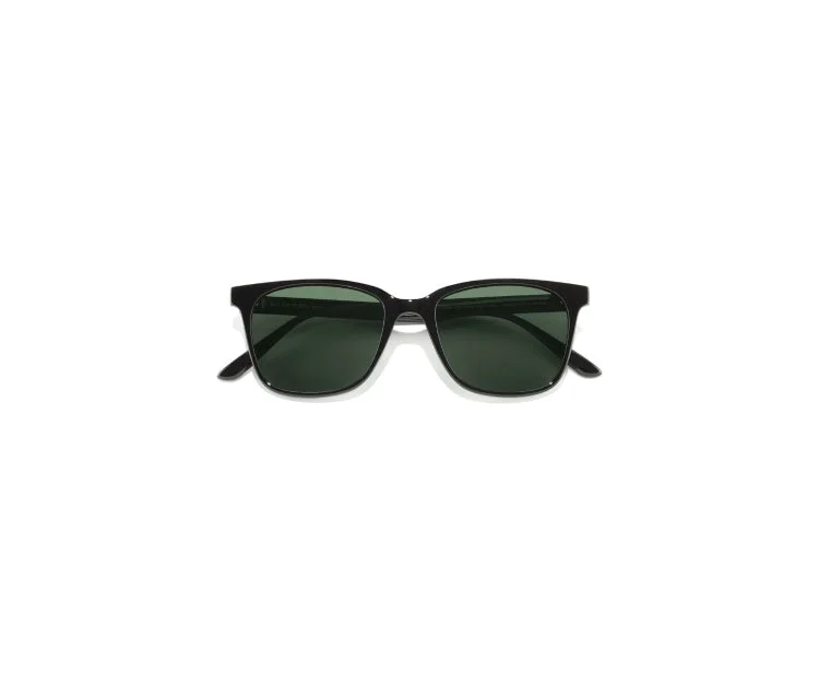 Ventana Polarized Sunglasses - Black Forest Round - Rimmed Bohemian Look