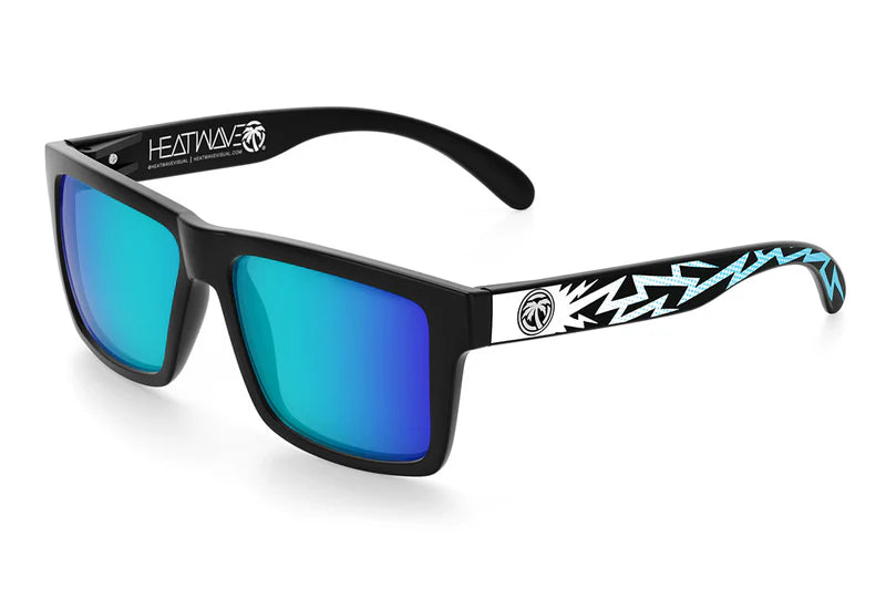 Vise Z87 Sunglasses: Tallboy Bolt Polarized Glitter - Embellished Party Glasses