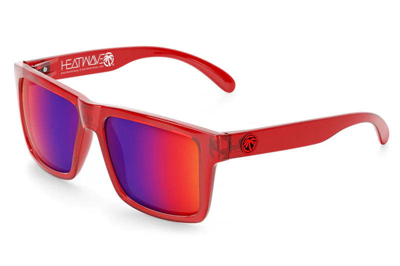 XLVise Z87 Sunglasses: Neon Red Flip - Up Dual - Purpose Design