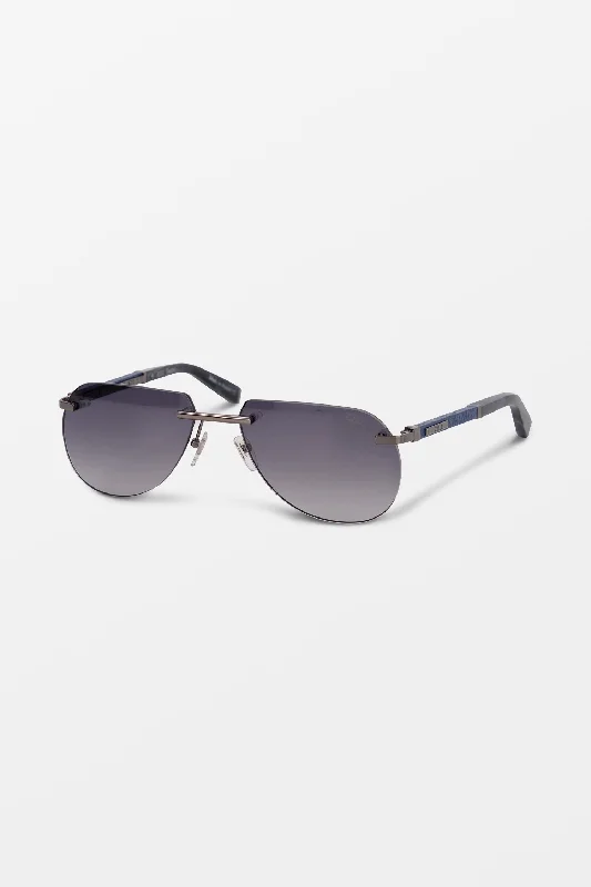 Zilli Black Buster 2 Sunglasses Flip - Up Dual - Purpose Design