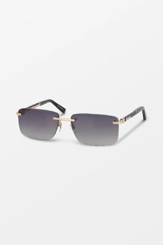 Zilli Black Cary Sunglasses Sports - Wrap Performance Look