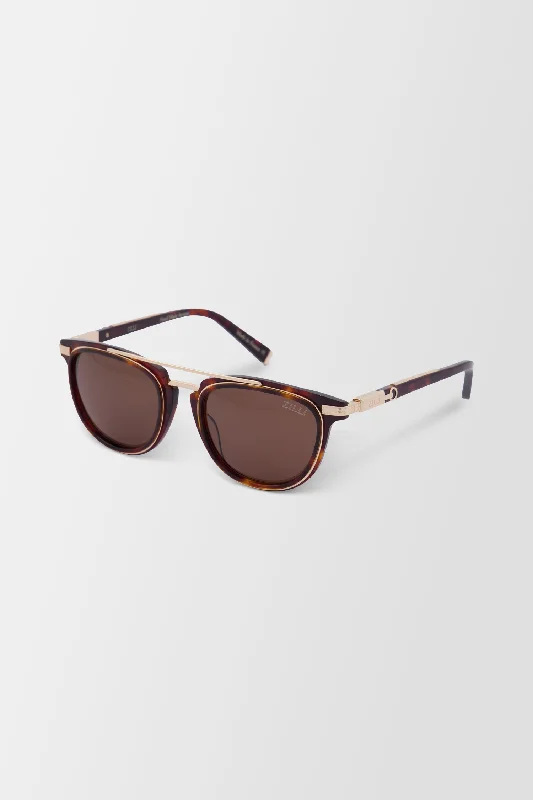 Zilli Brown Andree Sunglasses Tinted - Lens Reading Glasses