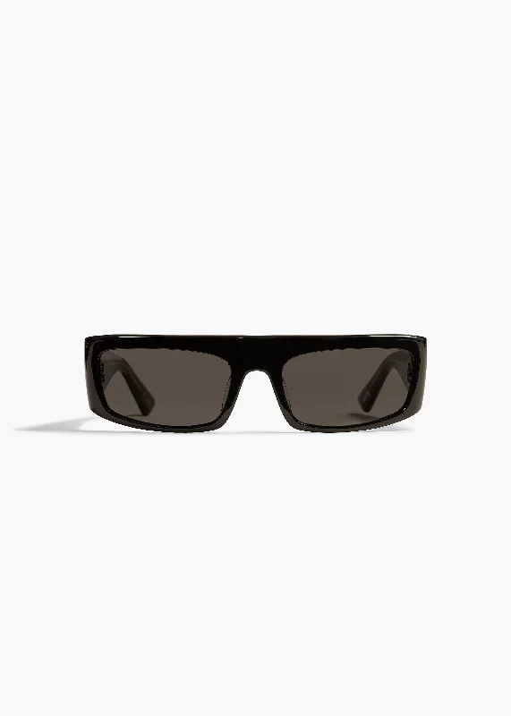 KHAITE x Oliver Peoples 1979C in Black and Grey Retro Round - Frame Look