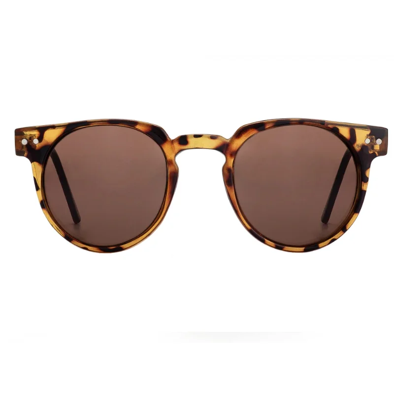 Teddy Boy (Tortoise Shell + Brown) Geometric - Patterned Frame Design