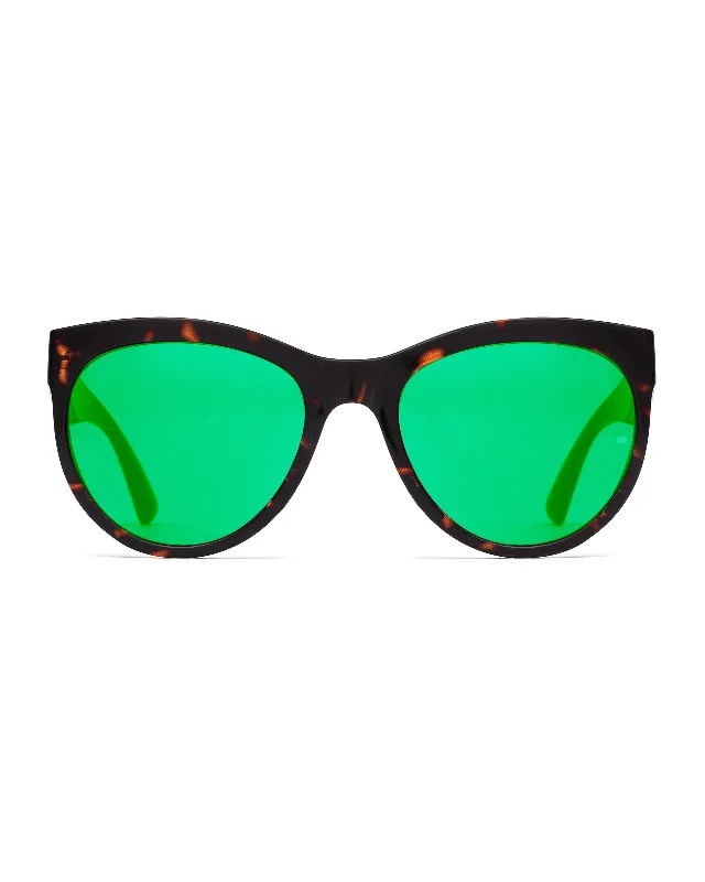Ochre Havana / LIT Mirror Green / Polar