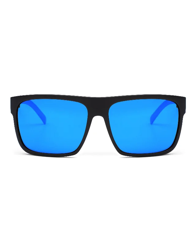 Matte Black / LIT Mirror Blue / Polar