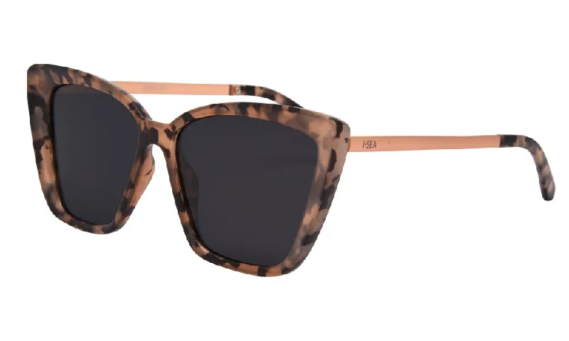Aloha Fox Polarized Sunglasses, Blonde Tort/Smoke | I-SEA Colored - Lens Sports Style