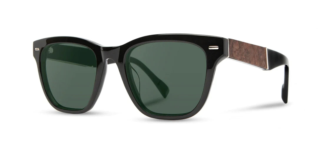Ankeny Acetate Sunglasses | Black Elm Burl | G15 Polarized | Shwood Wayfarer Streetwear Style Ankeny Acetate Sunglasses | Black Elm Burl | G15 Polarized | Shwood Wayfarer Streetwear Style