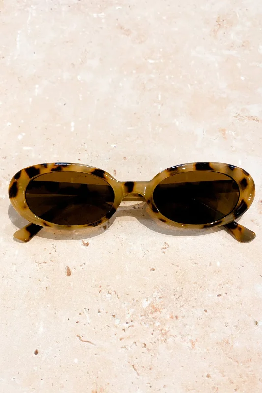 Annalise Sunglasses Light Tort Wood - Grain Accent Natural Look