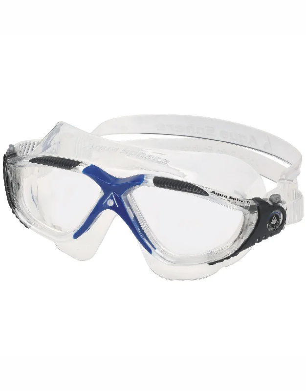 Vista Swim Mask - Clear Lens Steampunk - Inspired Goggles