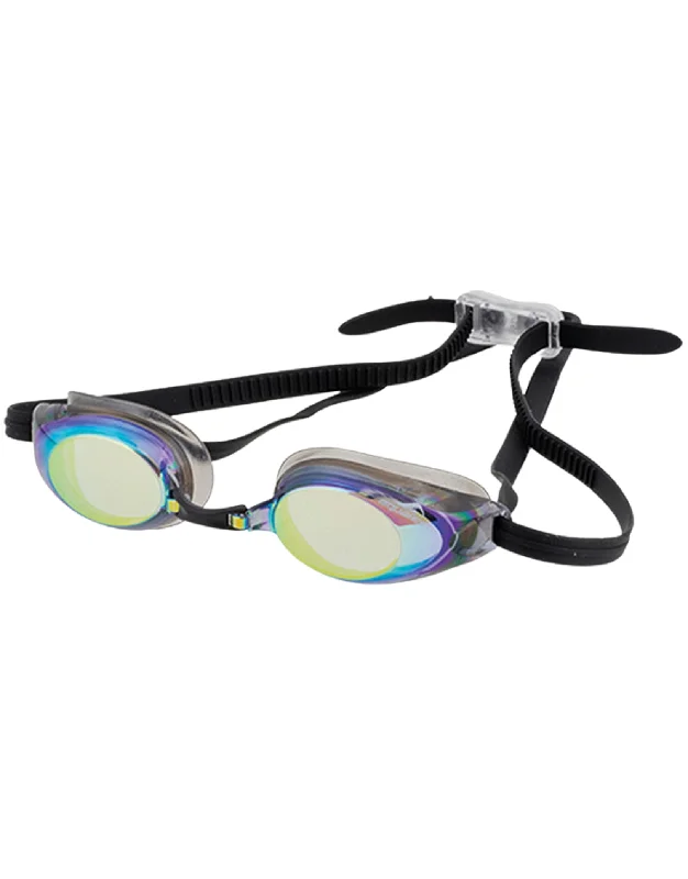 Glide Mirrored Adult Swim Goggles Colored - Lens Sports Style