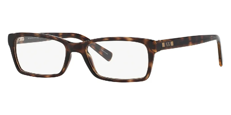 Armani Exchange Men's 53mm Shiny Havana Opticals Magnetic - Attachment Style