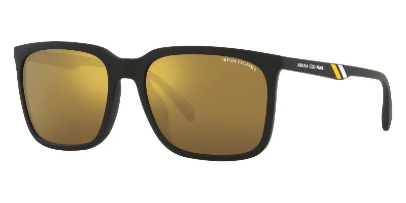 Armani Exchange Men's AX4117SU-807873 Fashion 57mm Matte Black Sunglasses Polarized - Lens Fishing Style Armani Exchange Men's AX4117SU-807873 Fashion 57mm Matte Black Sunglasses Polarized - Lens Fishing Style