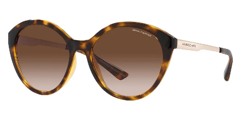 Armani Exchange Women's 55mm Shiny Havana Sunglasses Fashionable Look